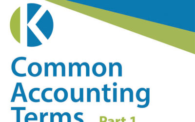 Common Accounting Terms – Part One