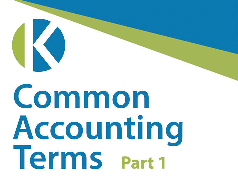 Common Accounting Terms – Part One